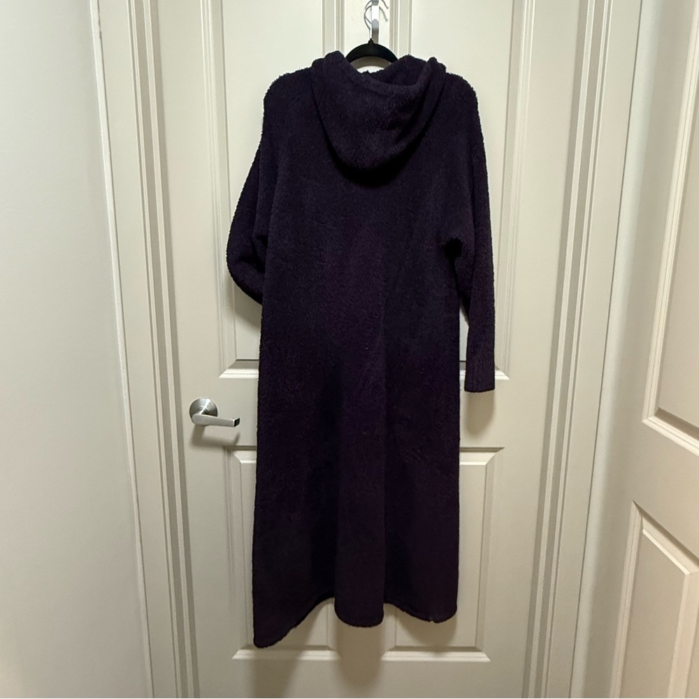 Barefoot Dreams Deep Purple Fleece Jacket - Picture 4 of 6